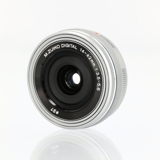 M.Zuiko Digital 14-42mm f/3,5-5,6 EZ ED MSC silver (för Micro 4/3) (begagnad)