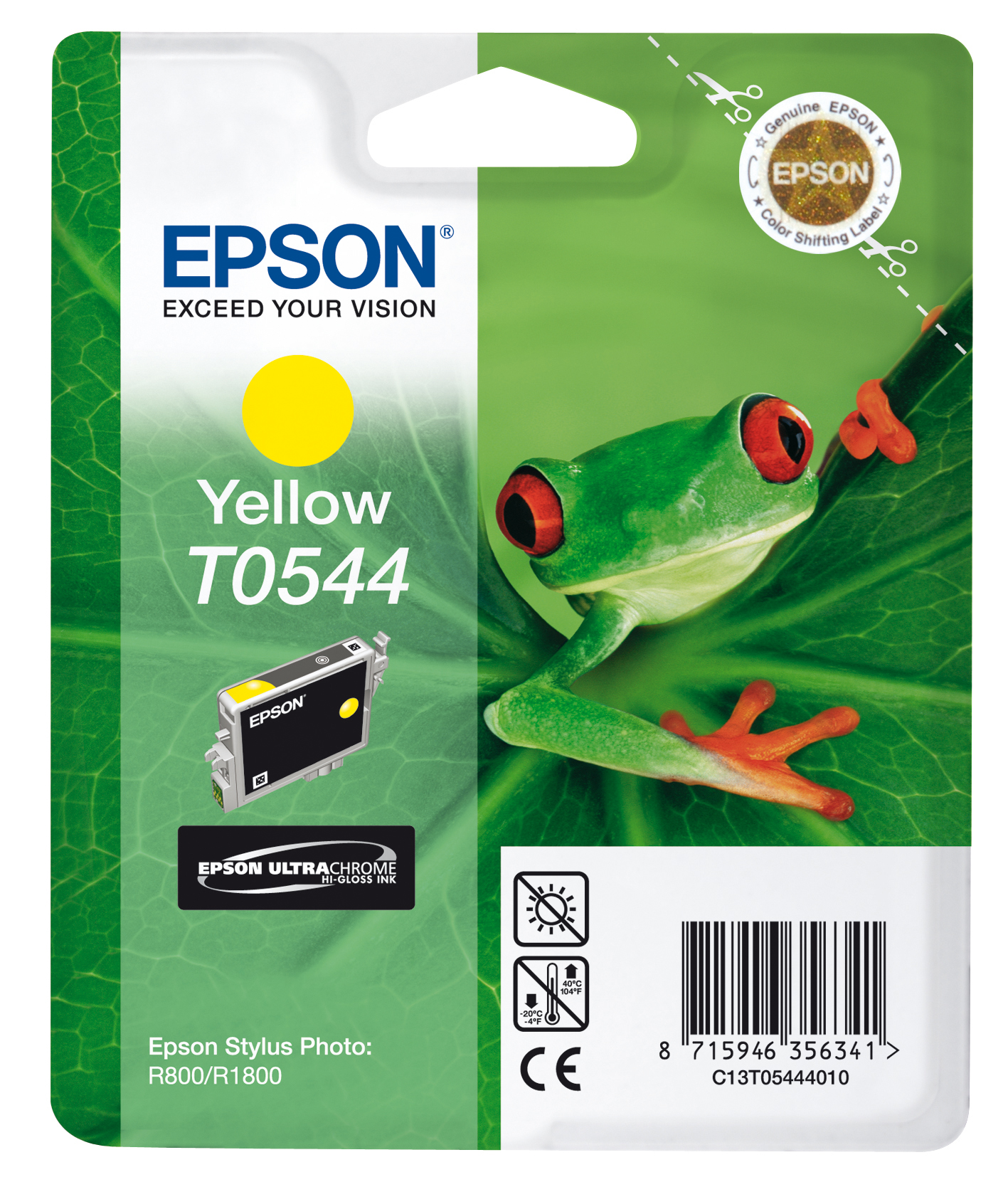 Epson T0544 Gul till Stylus R800/R1800