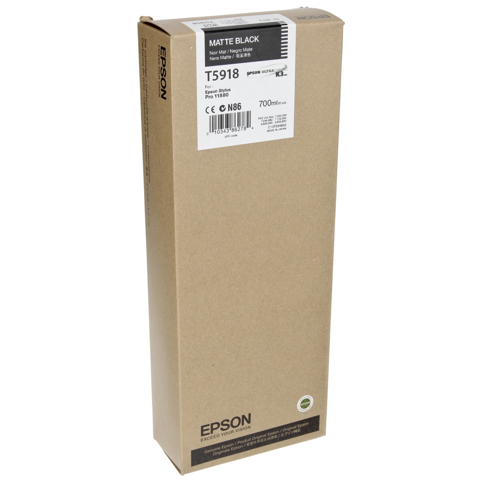 Epson Matte black T591 700 ml T5918
