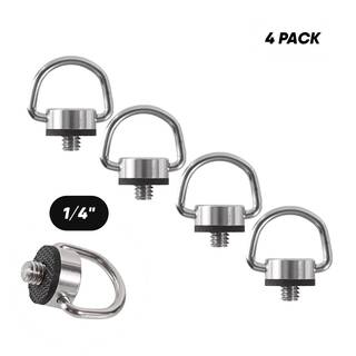 1/4" D-Ring Kameraskruv - 4st