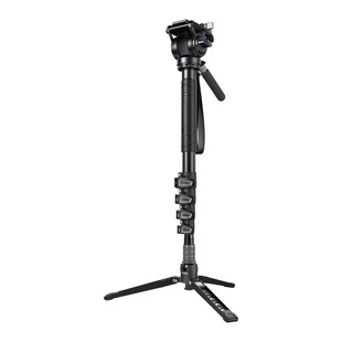 6624 Aluminium Monopod med videohuvud - 5 sektioner