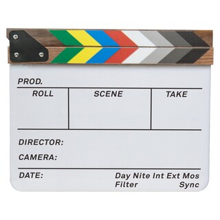 KCB-1514 filmklappa med färgad klapp - 15x14 cm