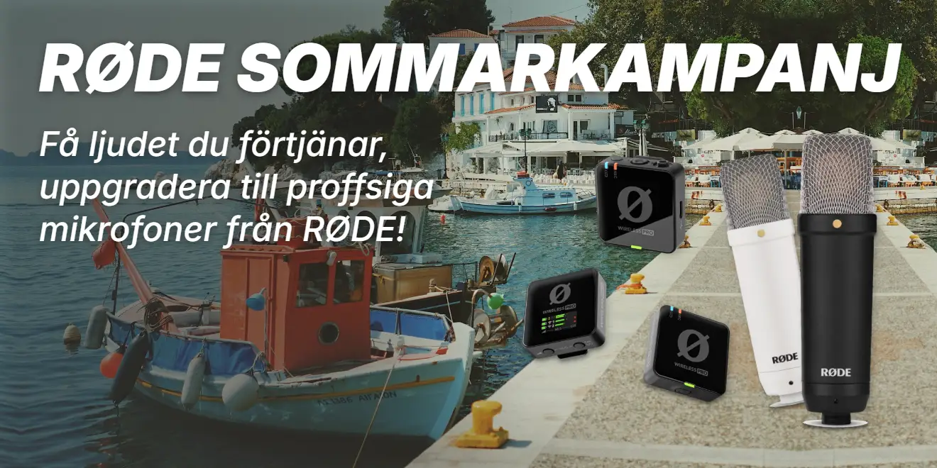 [AUTO] Sommarkampanj på RØDE mikrofoner