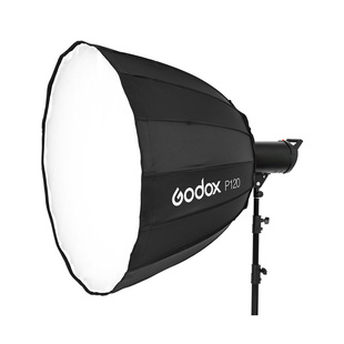 P120L, parabolisk softbox 120cm, Bowens-fattning 