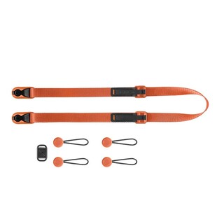 Leash kamerarem, orange (4 st fästankare ingår)
