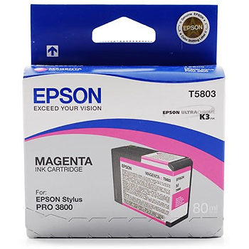 Epson T5803 Magenta 80ml till Pro 3800