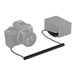 4252 dummybatteri med D-tap kabel - LP-E6NH