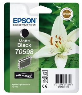 T0598 Matte Black till Epson R2400   