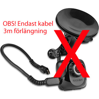 Förlängningskabel för GDR 20 Driving Recorder (3m) 
