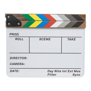 KCB-3024 filmklappa med färgad klapp - 30x24 cm