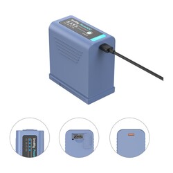 4267 batteri med USB-C kontakt - motsvarande Sony NP-F970