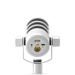 PodMic USB, USB-C & XLR mikrofon - Vit