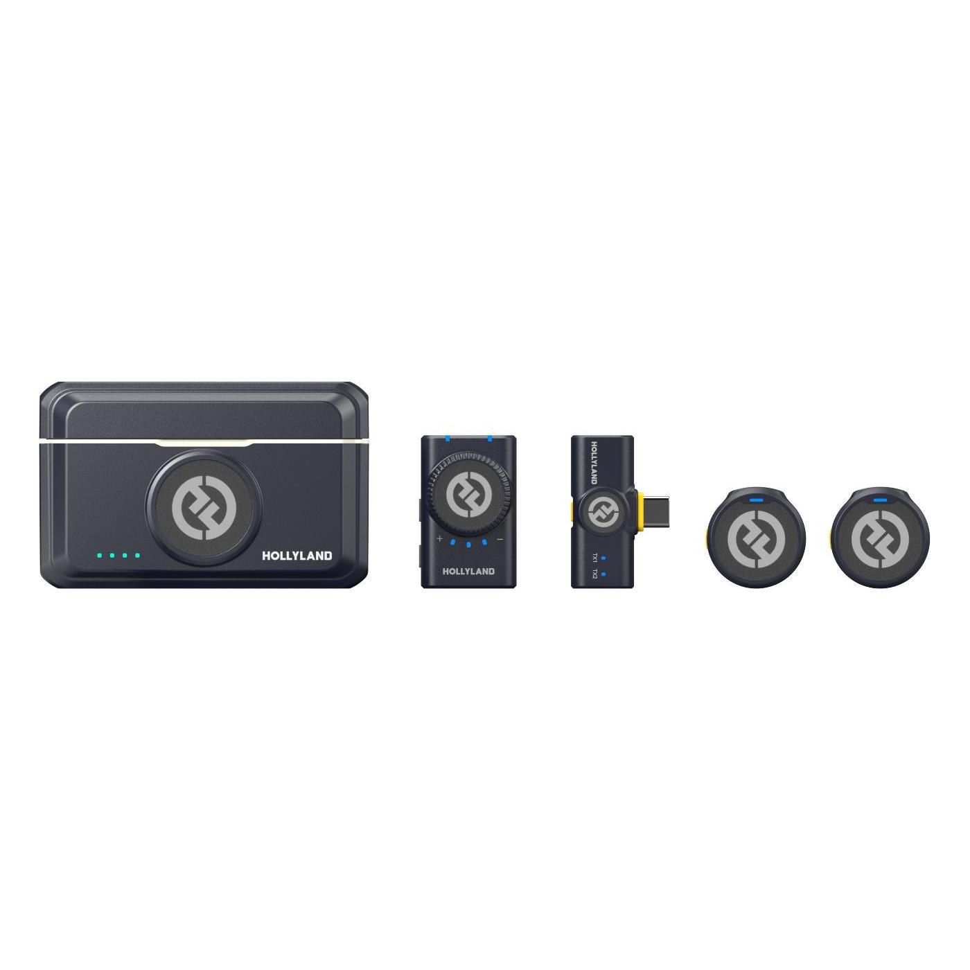 Hollyland Lark M2 Mini Combo med Kamera RX + USB-C RX | CyberPhoto
