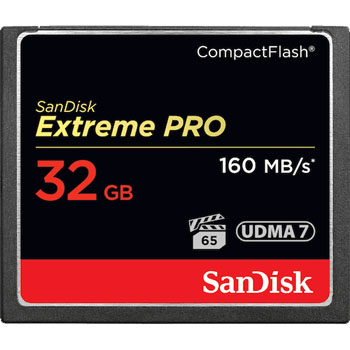 CompactFlash Extreme PRO, 32GB, UDMA 7, 160MB/s
