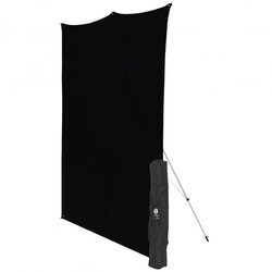 X-Drop 578K, komplett bakgrunds kit - svart, 1,5 x 2,1m