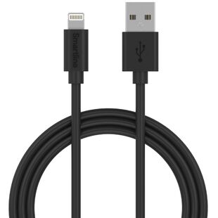 USB-A till Lightning Svart - 2m
