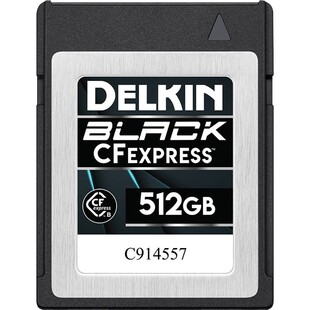 CFexpress Black 512GB R1645/W1405 (typ B)