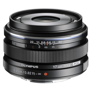 M.Zuiko Digital 17mm f/1,8 MSC svart (för Micro 4/3)  (begagnad)