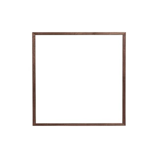 Soul veneer, plexiglas fotoram, Walnut - 50X50 cm