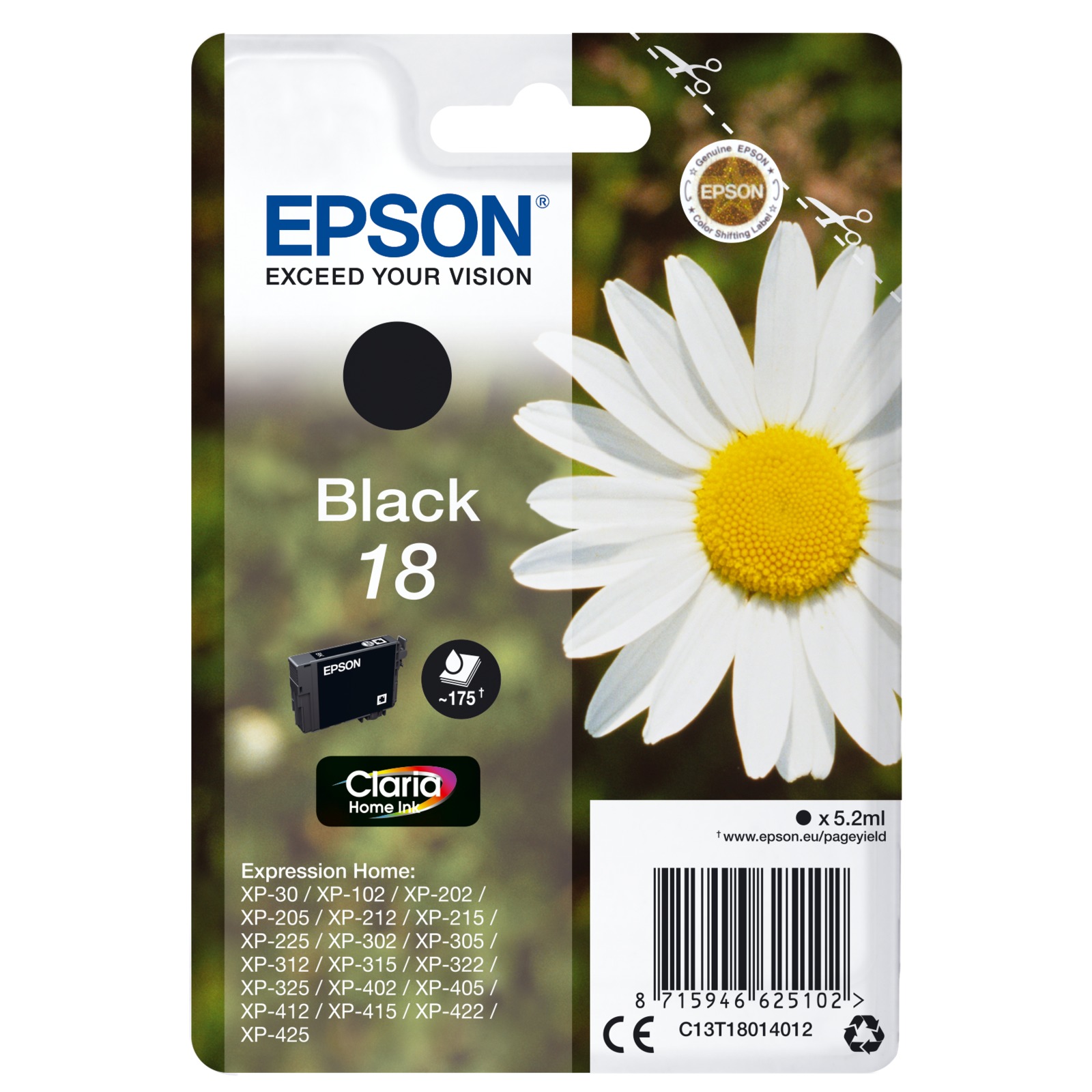 Epson Black Claria Home T180 T1801