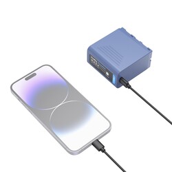 4267 batteri med USB-C kontakt - motsvarande Sony NP-F970