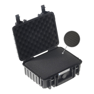 Outdoor Case typ 1000 svart med skuminteriör