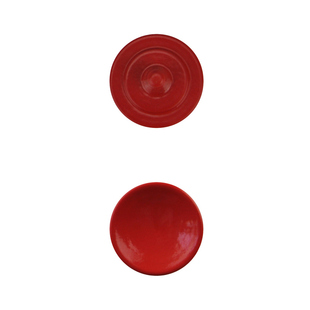 Soft Release Button/Avtryckare Röd, Konkav