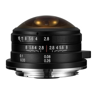 4mm f/2,8 Fisheye, för Fujifilm XF-fattning 