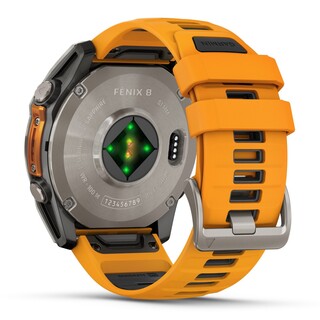 Fenix 8 - 51 mm, AMOLED - Graphite Spark Orange