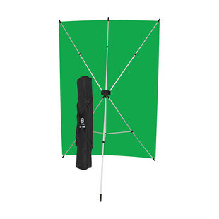 X-Drop 579K, komplett bakgrunds kit - Green Screen/chromakey, 1,5 x 2,1m