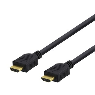 HDMI-kabel, A-A-kontakt, Ethernet, 4K, 7 m, svart