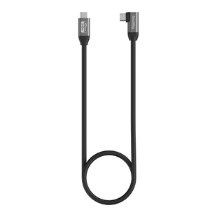 5732 rak till vinklad USB-C-kabel för 40 Gbit/s, 240 W och 8K - 100 cm 