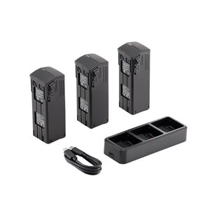 batteripaket till Mavic 3 Enterprise/Thermal, 3st batterier+ laddningshub