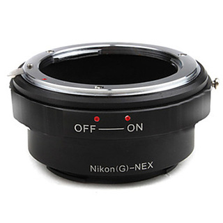 Adapter, Nikon F-objektiv till Sony E-fattning