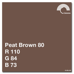 Bakgrundspapper 2,72 x 11 m, Peat Brown