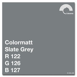 Colormatt, vinylbakgrund 1 x 1,3 m - Slate 