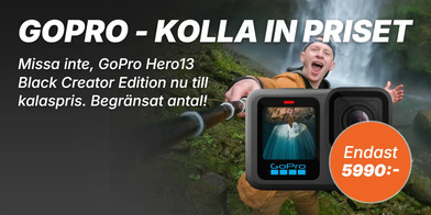 GoPro Hero13 Black Creator Edition - begränsat antal 6490:-