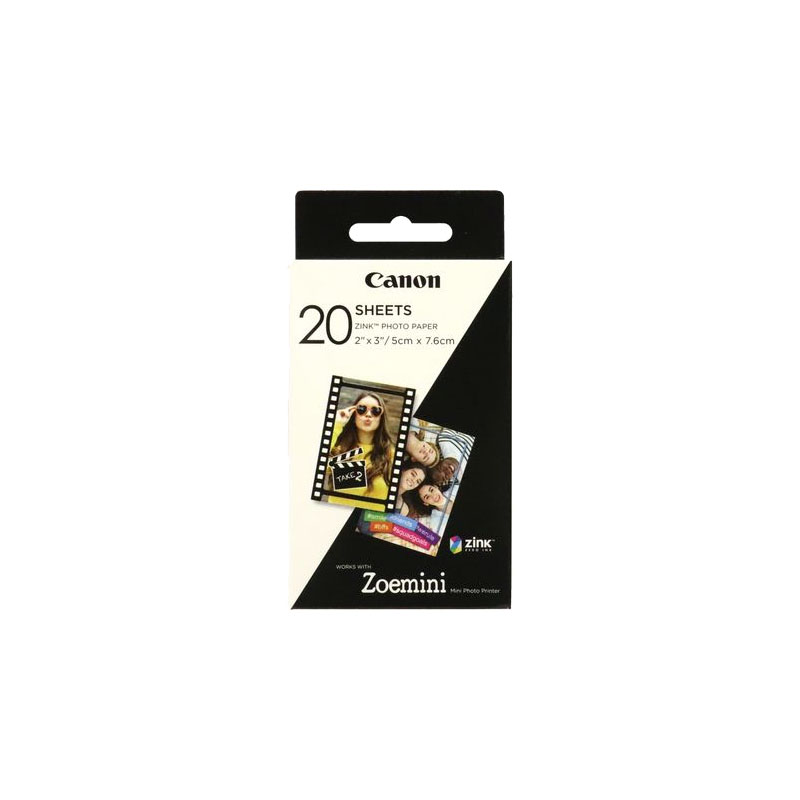 Canon Papper Zink för direktbildskamera, 5 x 7,6 cm, 20-pack