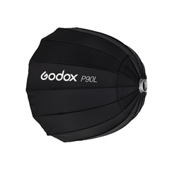 P90L, parabolisk softbox 90 cm, Bowens-fattning