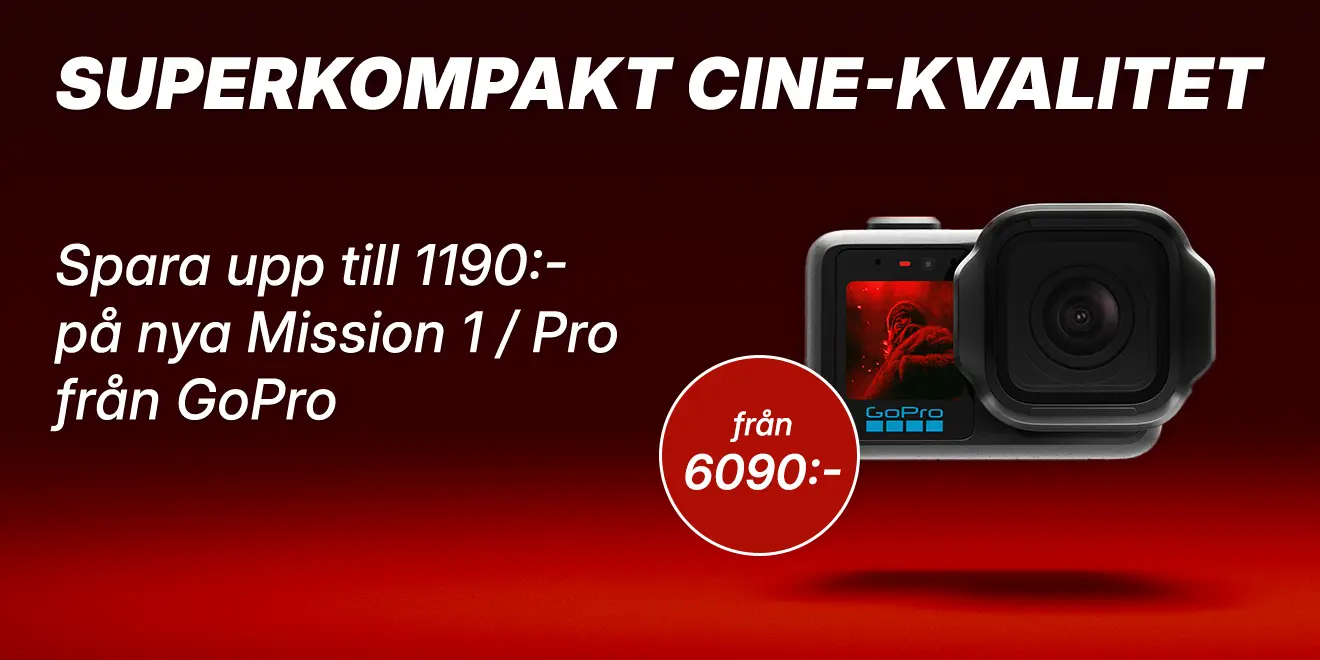 GoPro-kameror från 2490:-