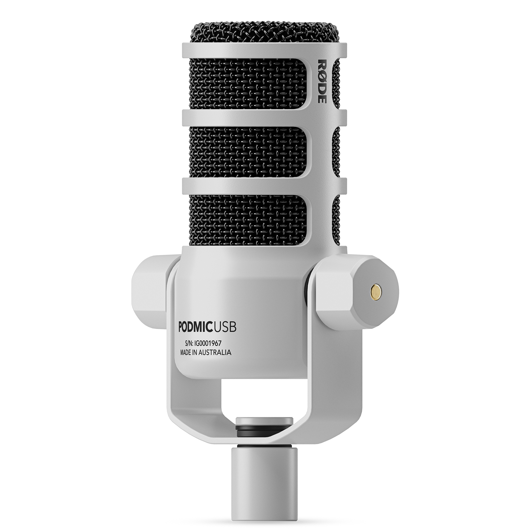 PodMic USB, USB-C & XLR mikrofon - Vit