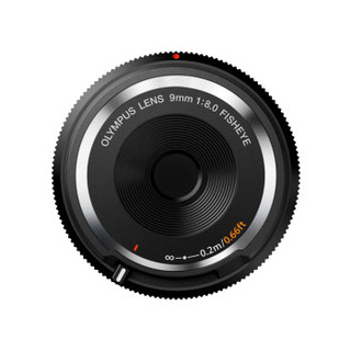 Body Cap lens 9mm f/8 fisheye svart (för Micro 4/3)  