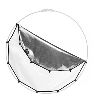 Halo Compact cover 82cm silver/vit (endast duk) 