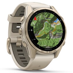 Fenix 8 - 43 mm, AMOLED - Soft Gold Fog Gray