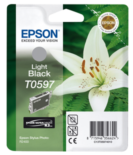 T0597 Light Black till Epson R2400 