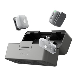 Mic Mini 2, 2 TX & 1 mobile RX, trådlös mikrofon med 2 sändare, 1 mobil mottagare & laddningsfodral