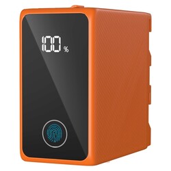 4576 NP-F970 batteri med USB-C & USB-A kontakt - orange