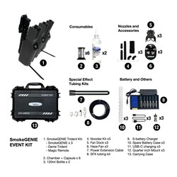 SmokeGENIE, Batteridriven handhållen rökmaskin - Event kit