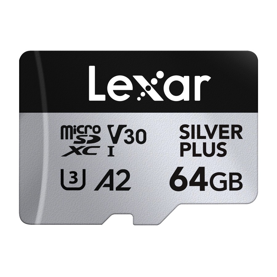 Lexar MicroSDXC Pro Silver Plus UHS-I U3 A2 V30, 205MB/s