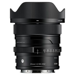 20mm f/2,0 DG Contemporary för L-fattning (Panasonic/Leica) - Svart